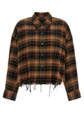R13 Brown Cotton Blouse