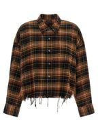 R13 Brown Cotton Blouse