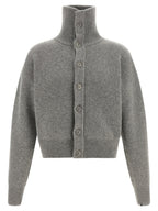 Extreme Cashmere Gray Cashmere Cardigan