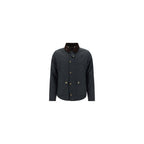Barbour Black Cotton Full-Length Jacket