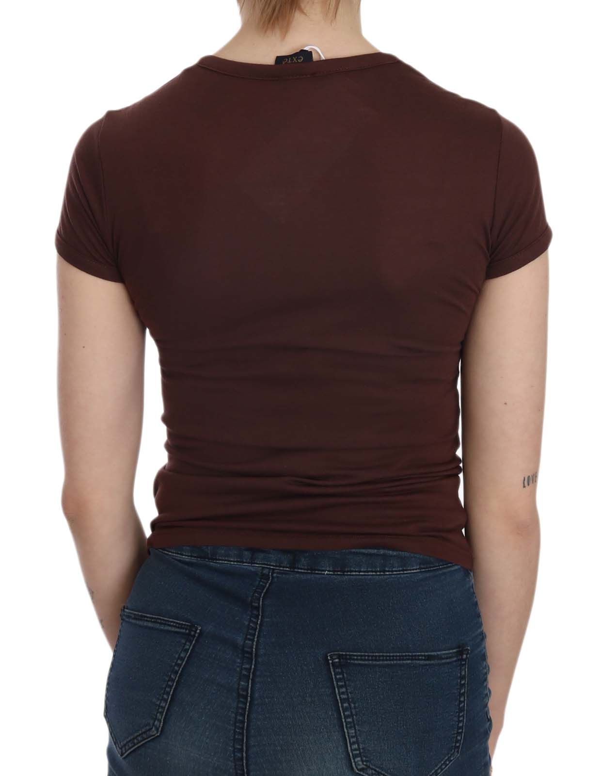 Brown Hearts Kurzarm Freizeit T-Shirt Top