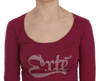 Crystal Embellished Long Sleeve Casual Top