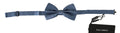 Blau 100% Seide Verstellbare Schleife Querbinder