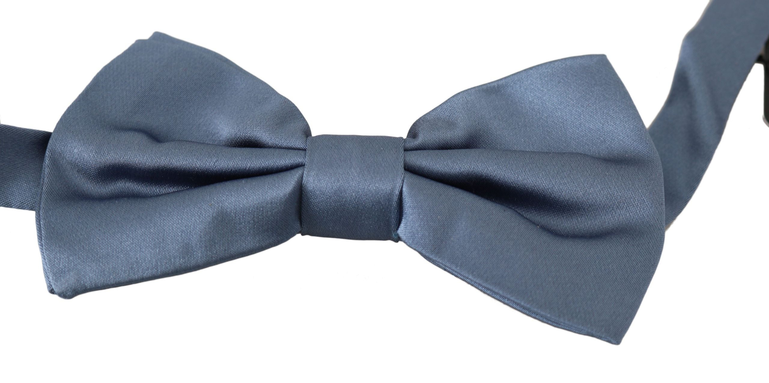 Blau 100% Seide Verstellbare Schleife Querbinder