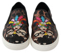 Leder Leopard #dgfamily Loafers Schuhe