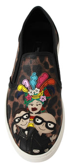 Leder Leopard #dgfamily Loafers Schuhe