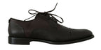 Braune Leder Schnürschuhe für Herren