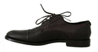Braune Leder Schnürschuhe für Herren