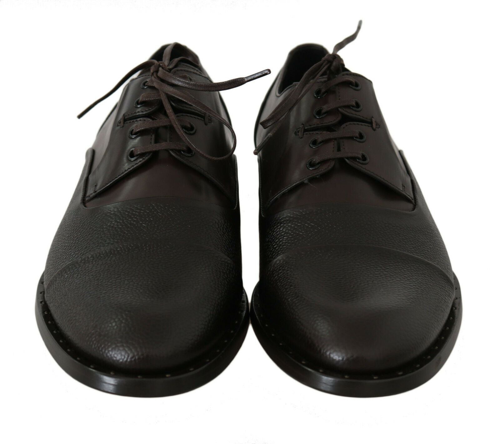 Braune Leder Schnürschuhe für Herren