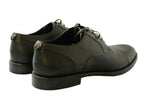 Braune Leder Schnürschuhe für Herren