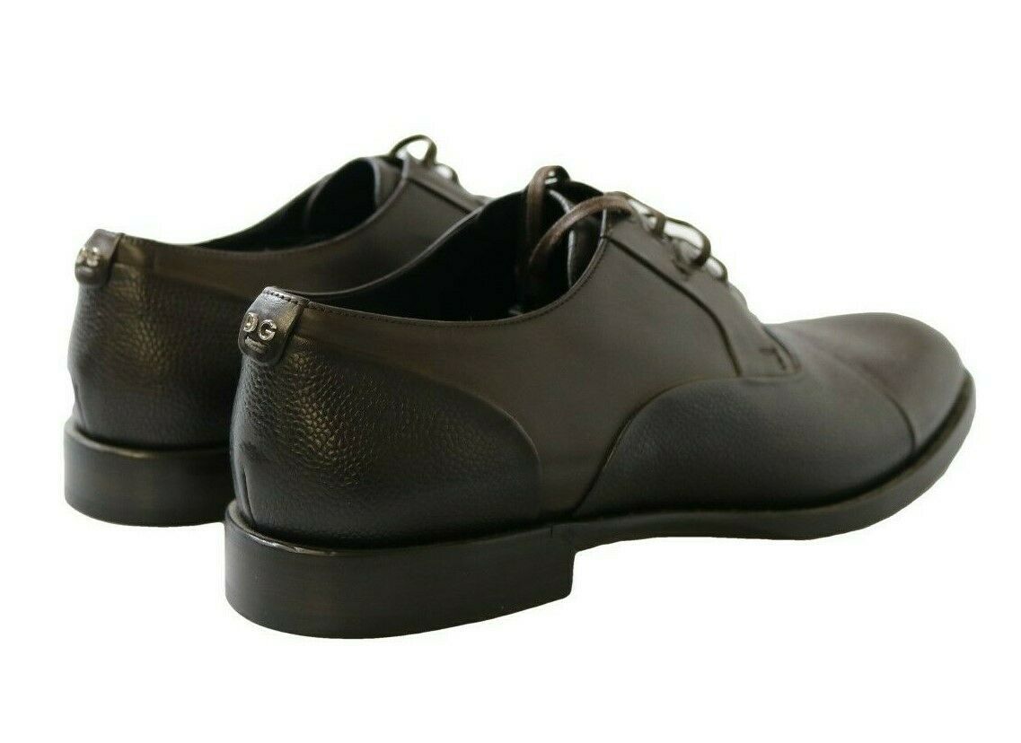 Braune Leder Schnürschuhe für Herren