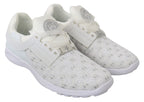 Weiße Freizeit-Sneaker aus Polyester