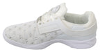 Weiße Freizeit-Sneaker aus Polyester
