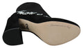 Schwarze Wildleder-Stiefeletten „L'Amore E'Bellezza“