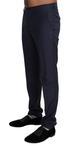 Marineblaue Hose für formelle Herrenanzüge