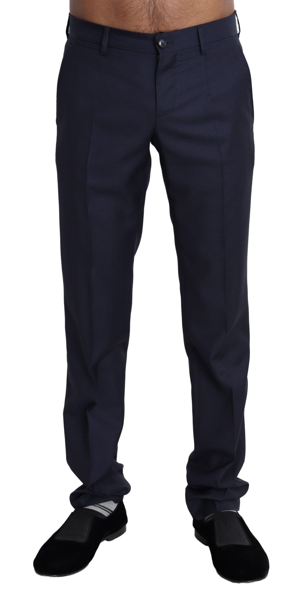 Marineblaue Hose für formelle Herrenanzüge