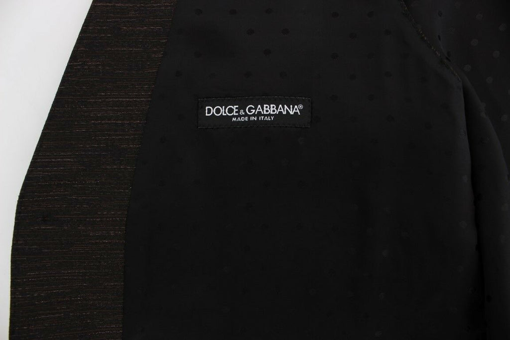 Gilet aus schwarzer Wolle mit Logo-Patch