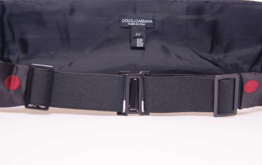 Schwarzer Smokingkummerbund