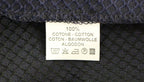 Blue Cropped Cotton Pants
