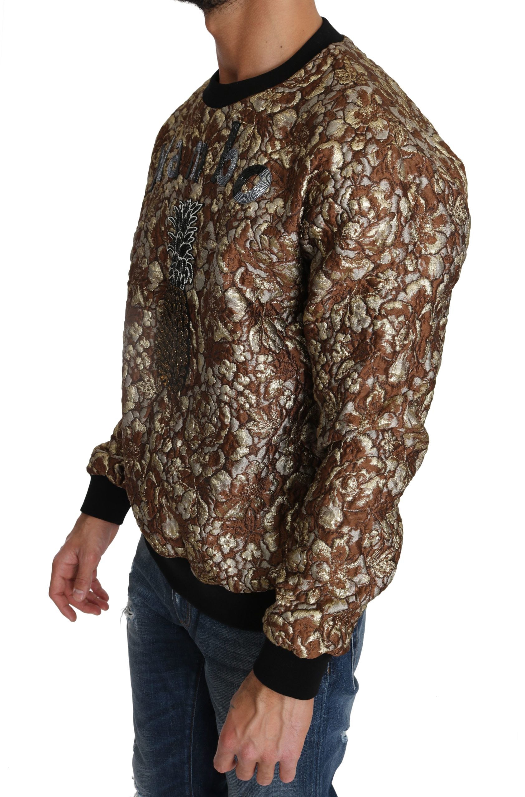 Mehrfarbiger MAMBO Jacquard Ananas Pullover