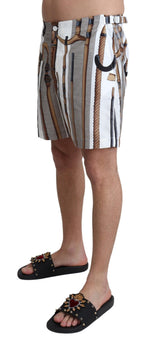 Weißer Spazierstock Strandbekleidung Shorts Badehose