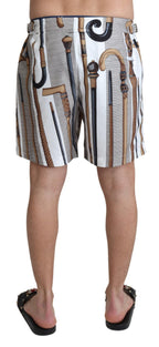 Weißer Spazierstock Strandbekleidung Shorts Badehose