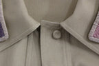 Beige ärmellose Bluse