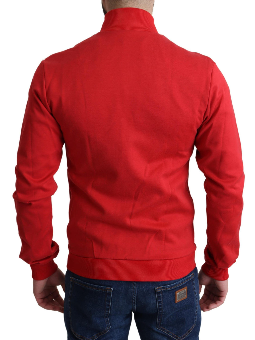 Rote DG Motor Club Reißverschluss-Strickjacke