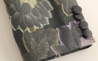 Mehrfarbiger Blazer aus Seide mit Blumenmuster und Baumwolle