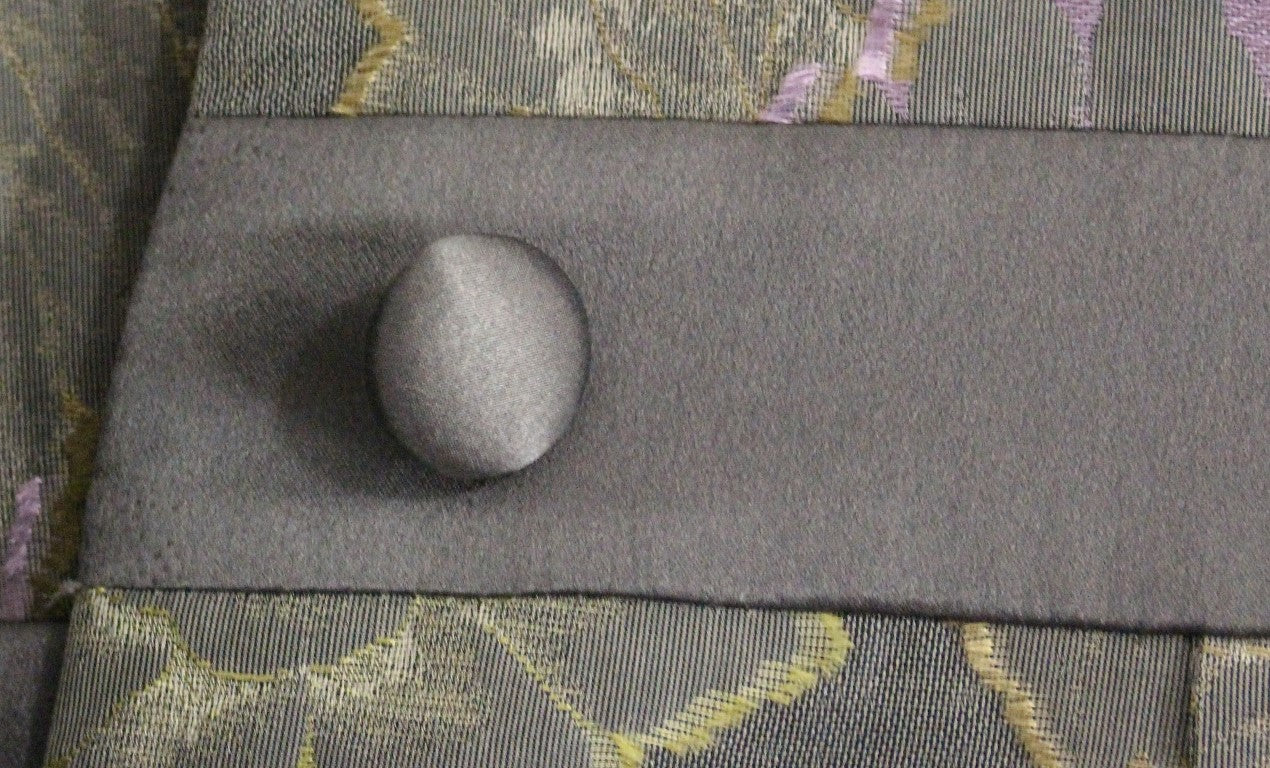 Mehrfarbiger Blazer aus Seide mit Blumenmuster und Baumwolle