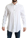 Camicia Elegante Formale da Uomo in Cotone Stretch Bianco