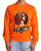 Orange King Ceasar Baumwollpullover