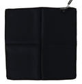 Black Square Handkerchief 100% Silk Scarf