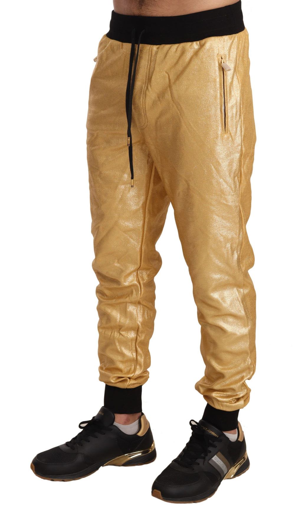 Gold Pig Of The Year Cotton Trousers