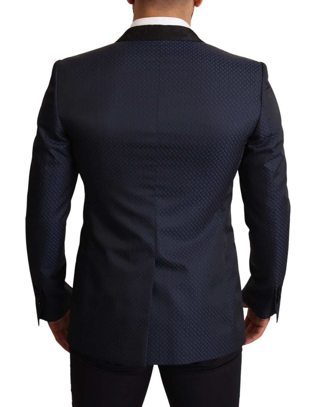 Blauer Woll-Slim-Fit-Blazer MARTINI