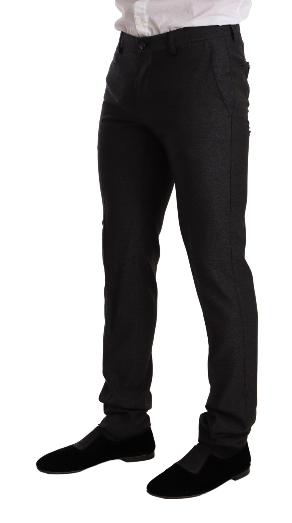 Anzugset aus grauer Wolle MARTINI Slim Fit