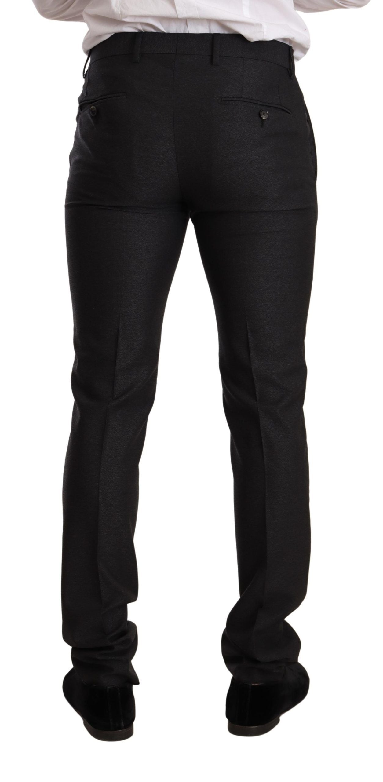Anzugset aus grauer Wolle MARTINI Slim Fit