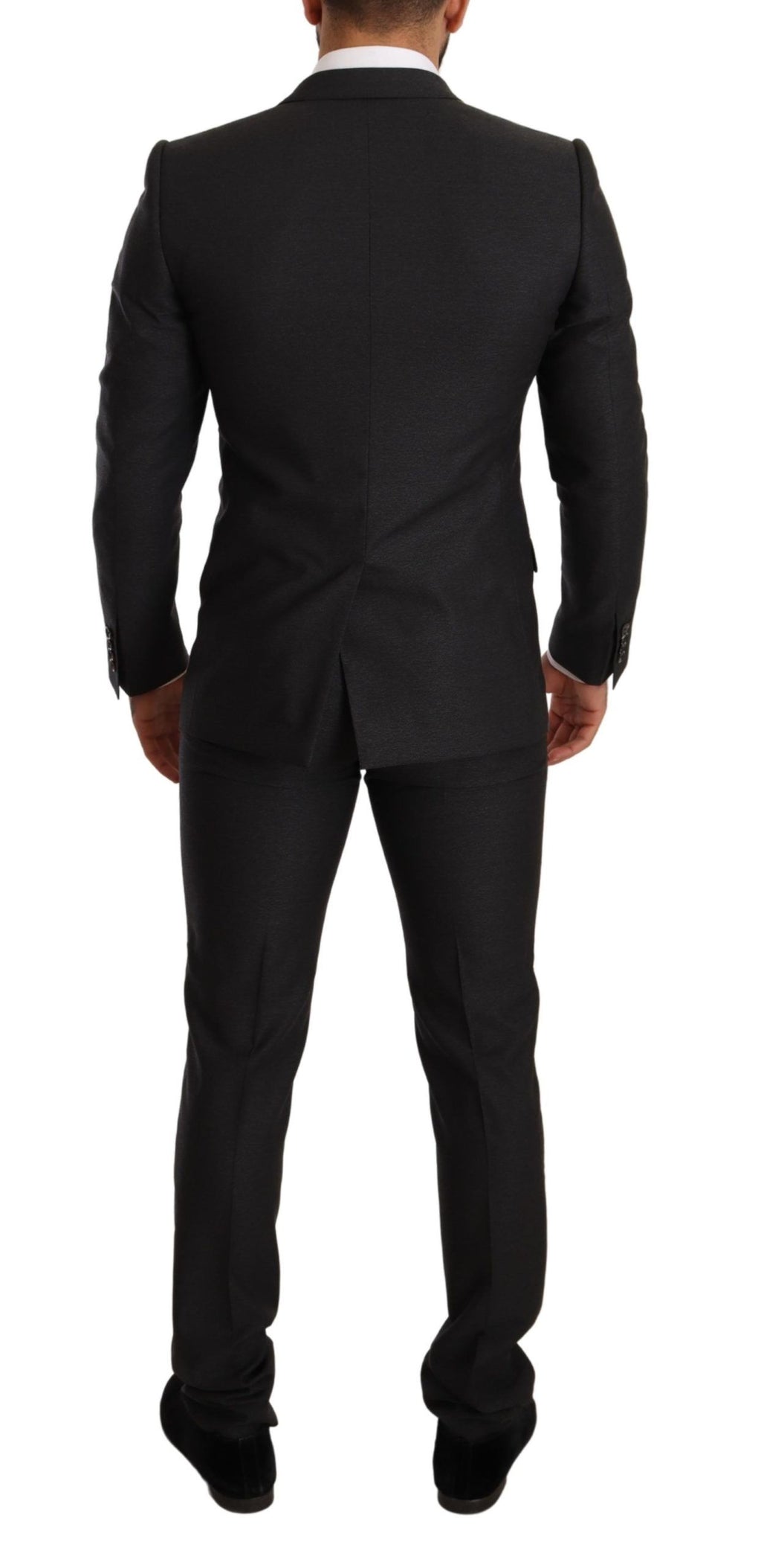 Anzugset aus grauer Wolle MARTINI Slim Fit