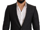 Anzugset aus grauer Wolle MARTINI Slim Fit