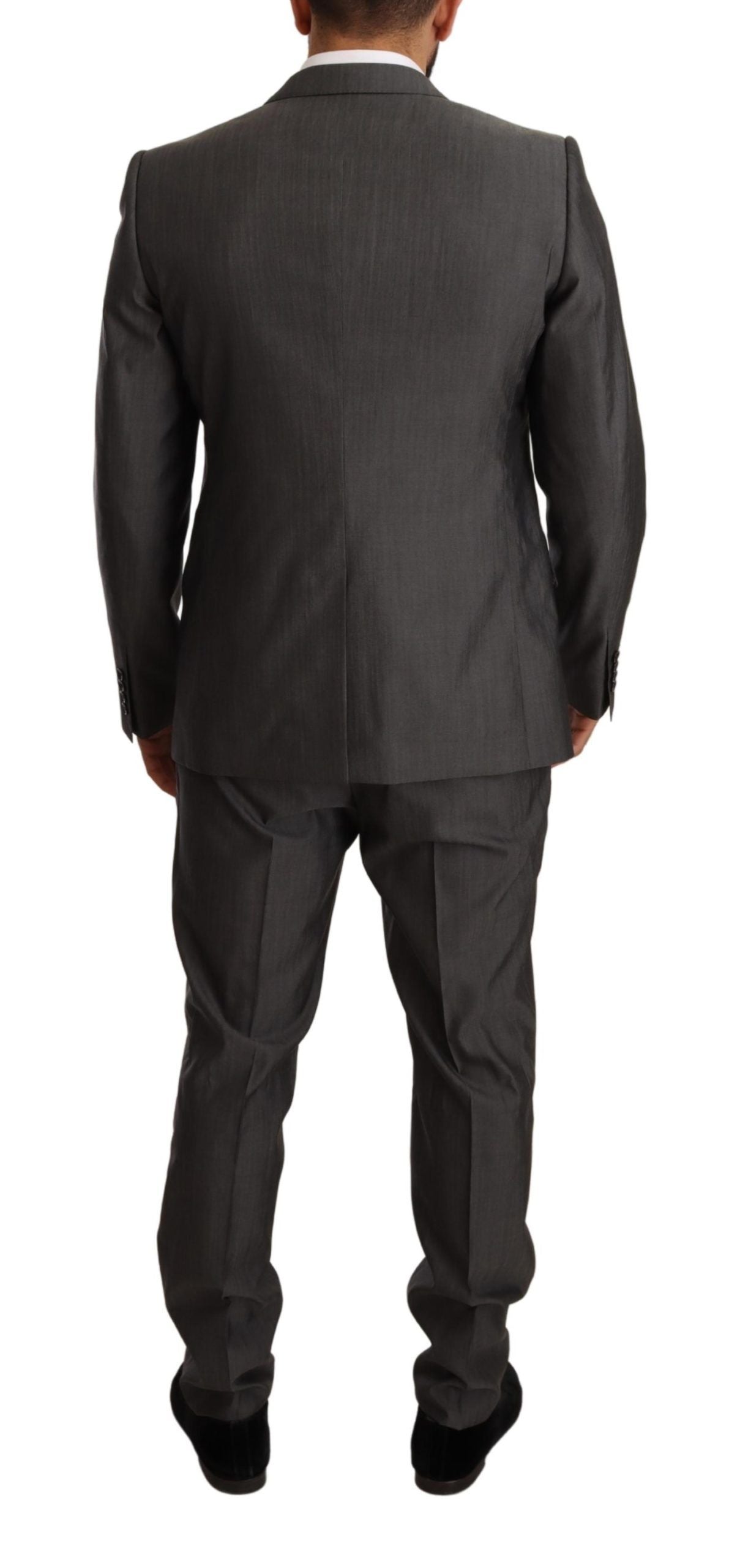 Graumetallisch MARTINI Slim Fit Anzugset