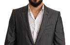 Graumetallisch MARTINI Slim Fit Anzugset