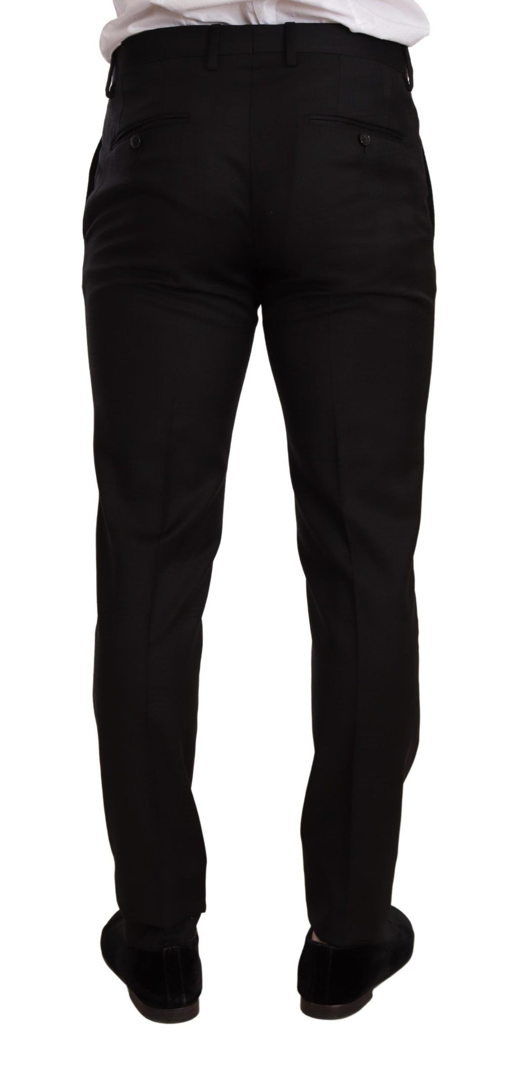 Schwarzer Anzug mit Glencheckmuster, MARTINI SLIM FIT, 2-teilig