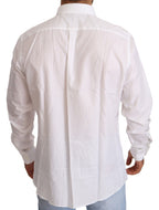 Weißes Martini Hemd für Herren, Slim Fit, aus Baumwolle