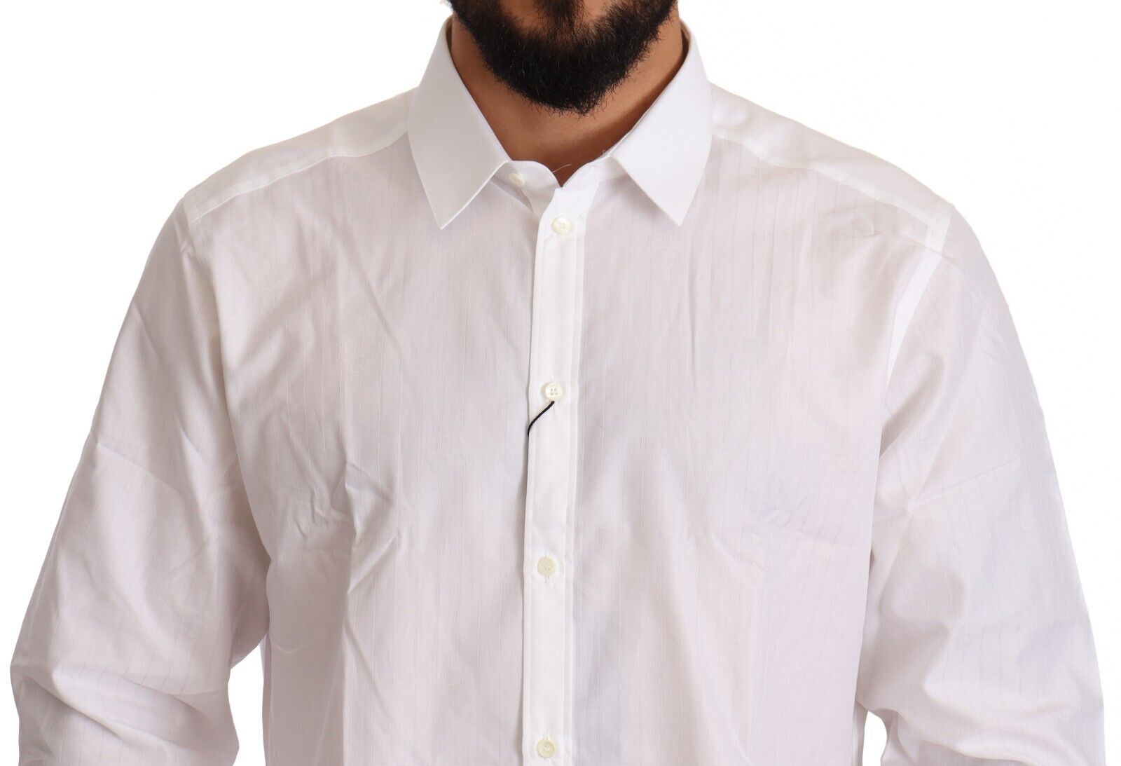 Weißes Martini Hemd für Herren, Slim Fit, aus Baumwolle