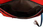 Borsa a tracolla Downtown piatta in poliammide rossa