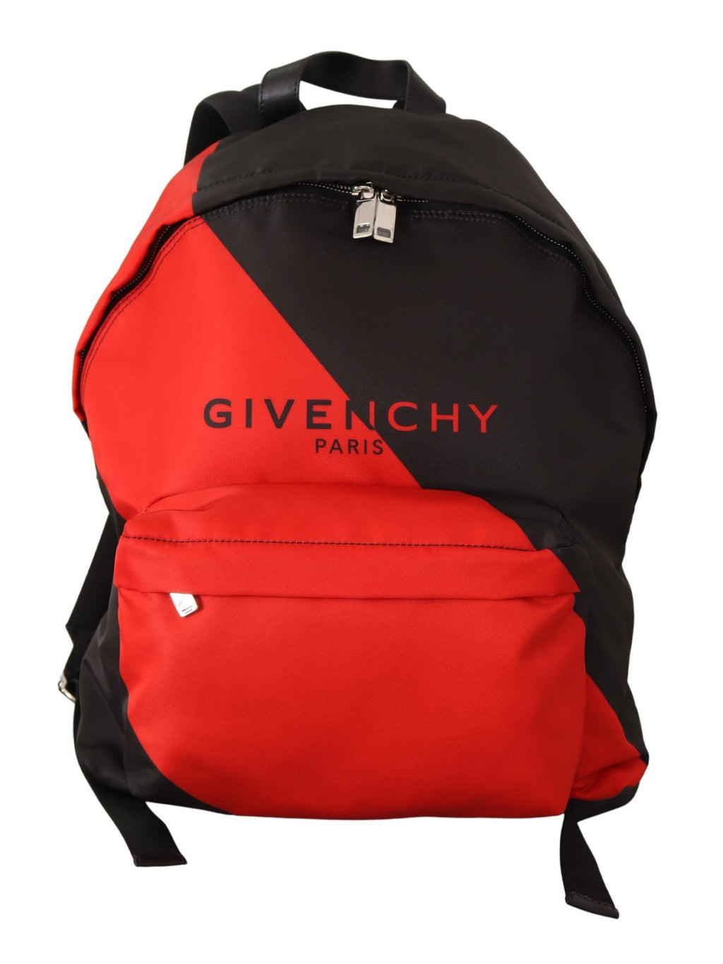 Rot & Schwarzer Nylon-Urban-Rucksack