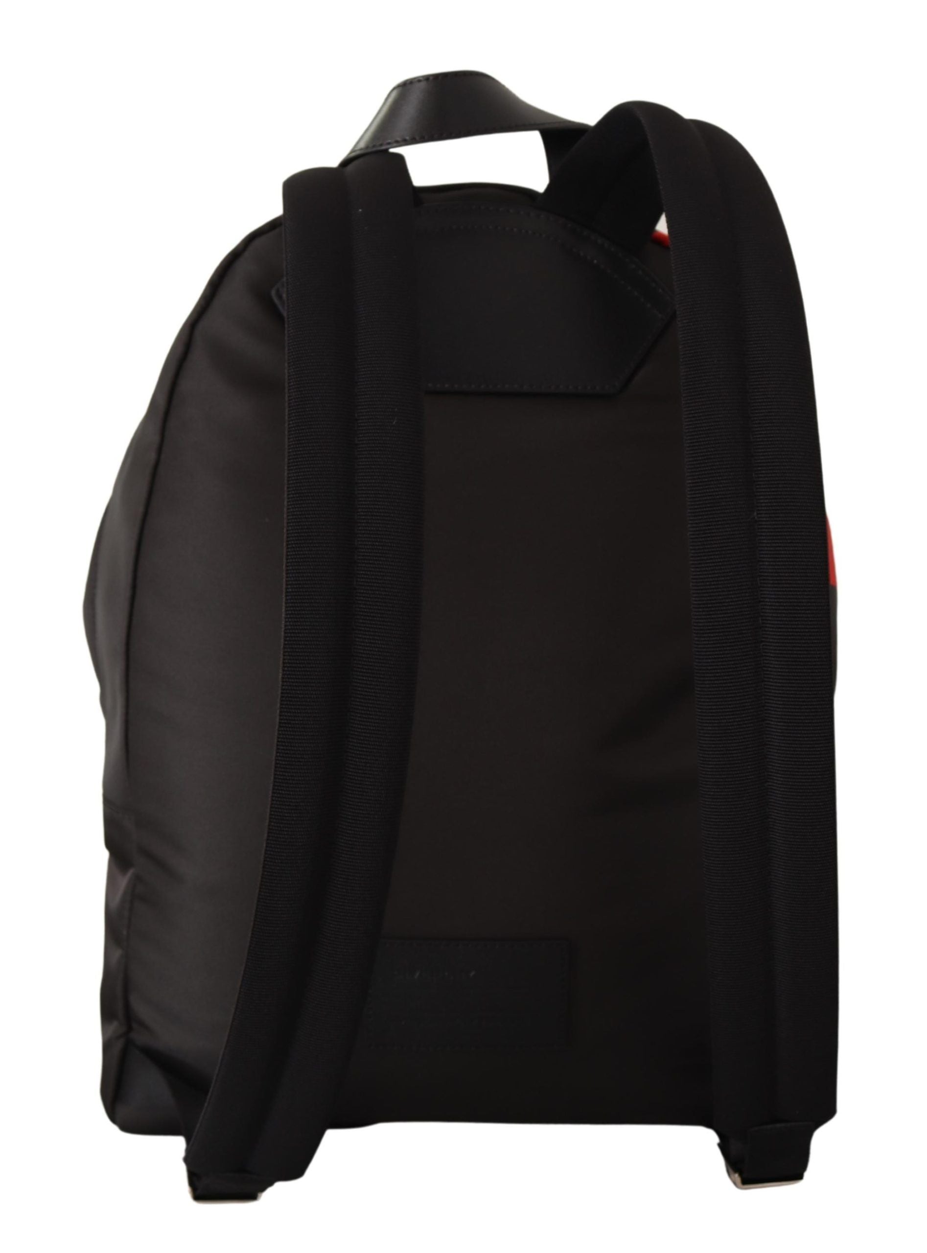 Rot & Schwarzer Nylon-Urban-Rucksack