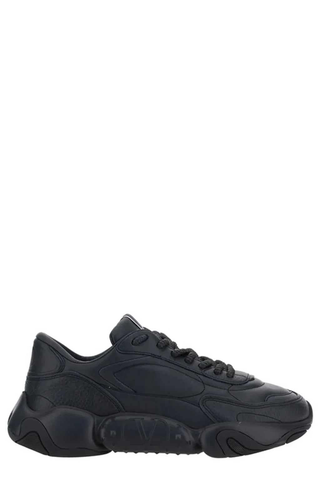 Schwarze Garavani Sneakers aus Kalbsleder