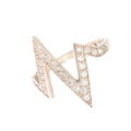 Silber Authentischer Damen Clear Ring