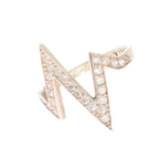 Silber Authentischer Damen Clear Ring
